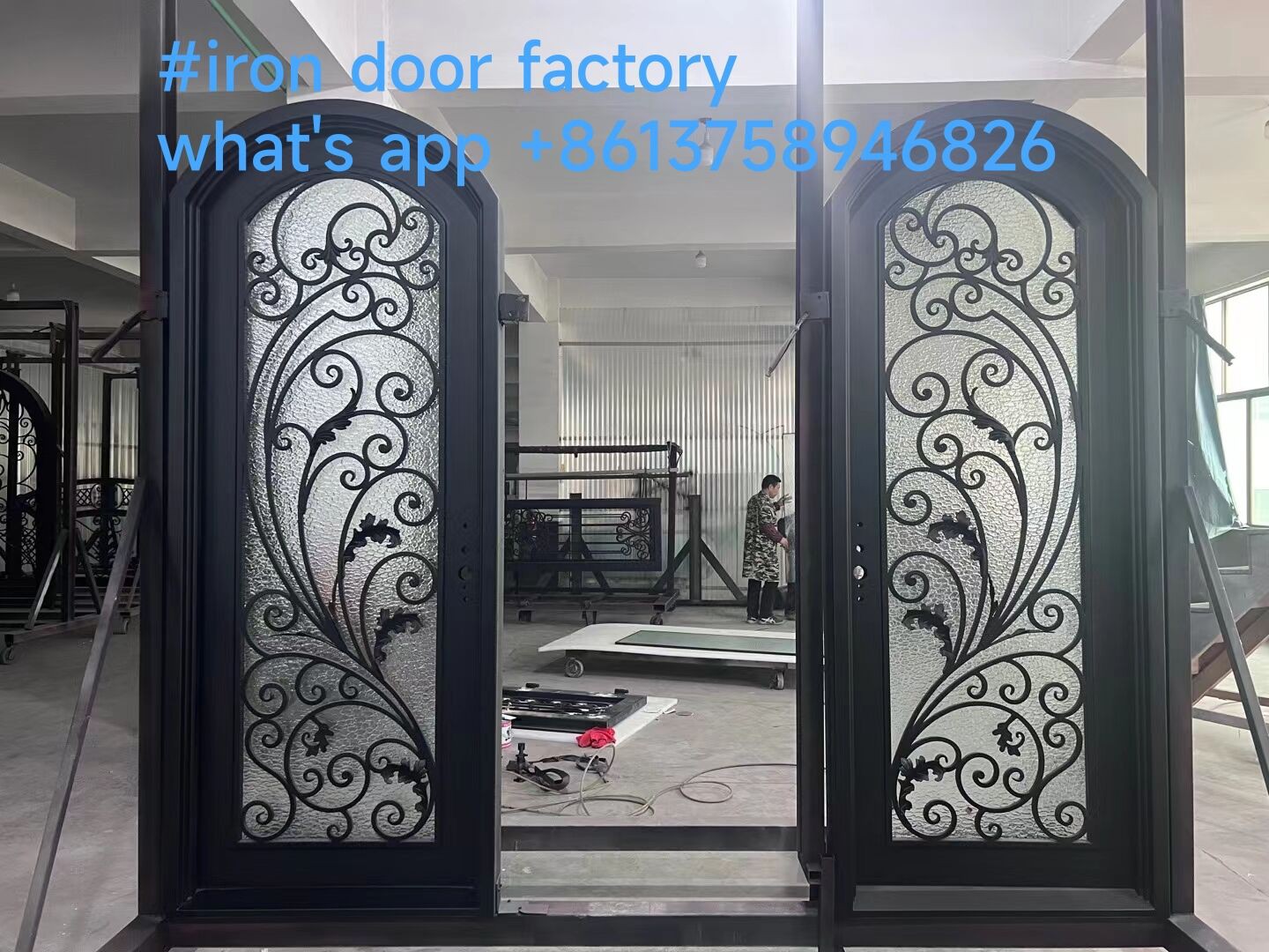 Finished iron door Finished iron door
